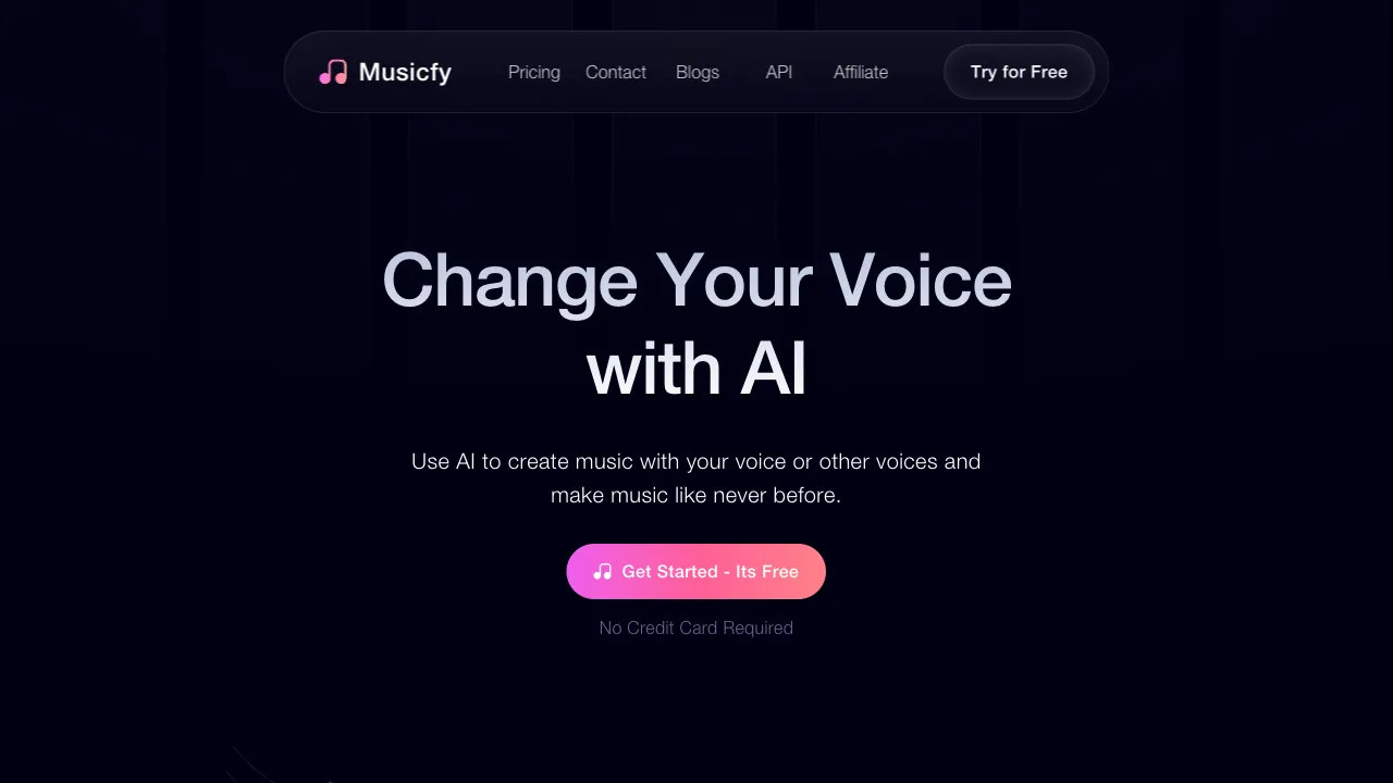 Musicfy banner