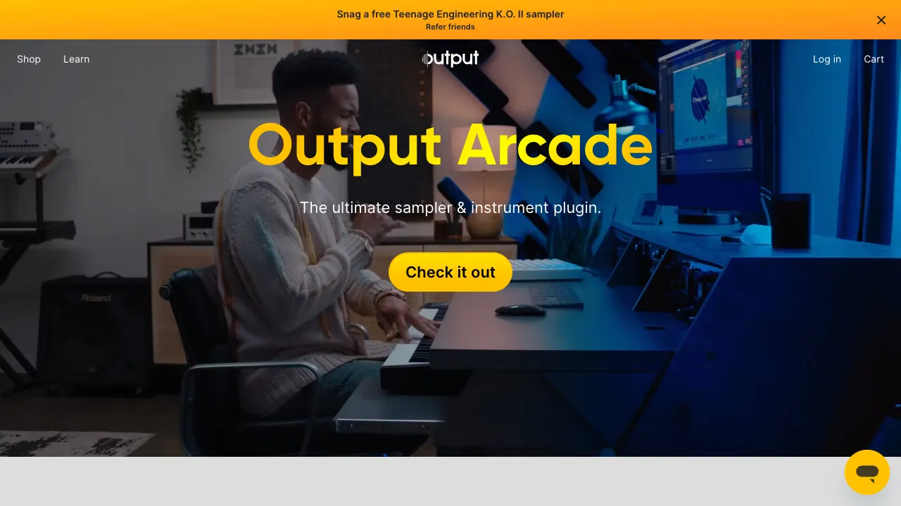 Output banner